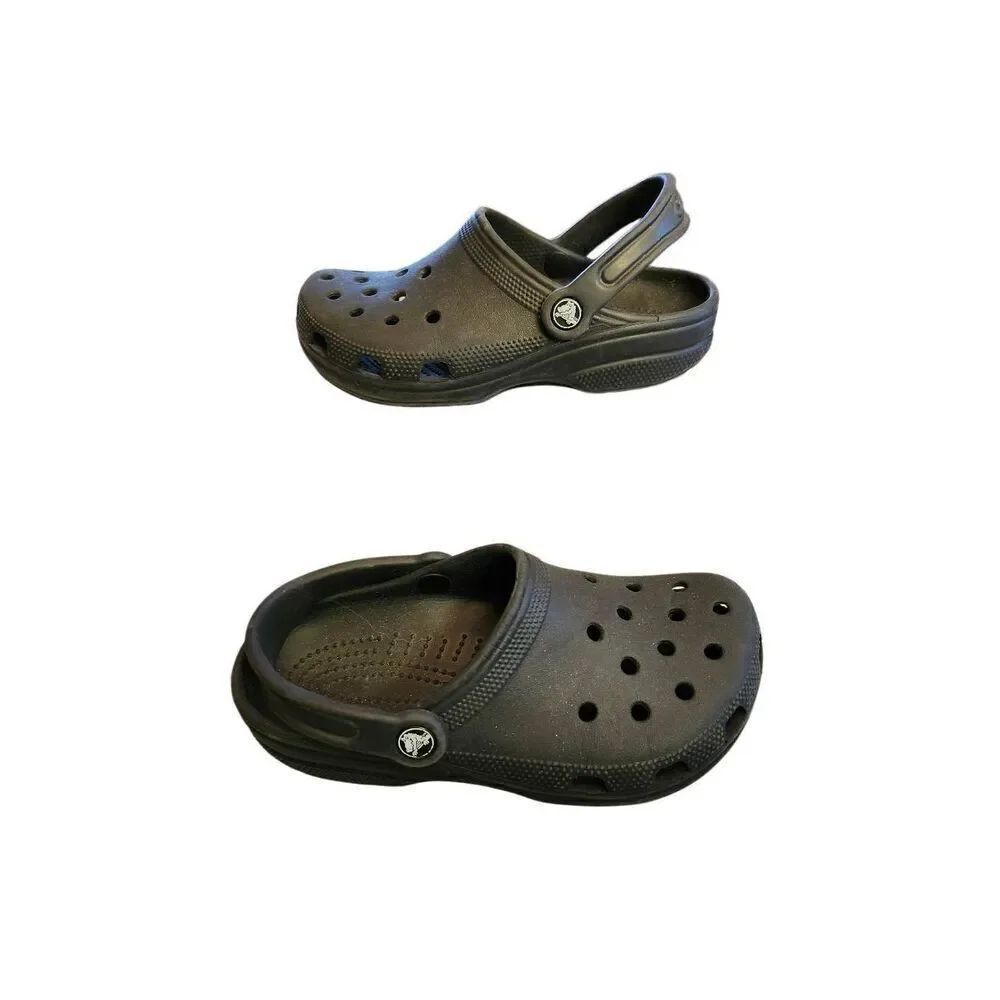 Crocs Slip On Clogs Gray Unisex Mens Size 4 Womens 6